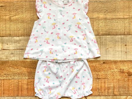 Kissy Kissy Mermaid Print Dress with Bloomers- Size 12-18M Sale