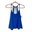 In Bloom Blue with Back Lace Detail Strappy Tank- Size S Supply