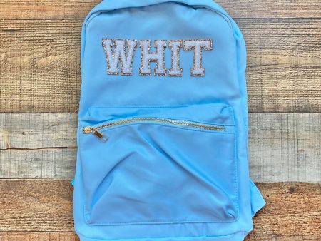 No Brand Light Blue Whit Backpack Online Sale