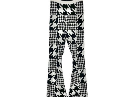 Year of Ours Knits Black and White Flare Pants- Size XS (Inseam 29”) For Cheap