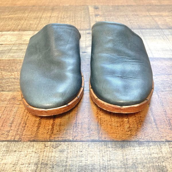 Beek...by Two Birds Seagull Leather Mules- Size 6.5 For Discount