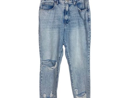 Good American Light Washed Distressed Jeans- Size 15 (Inseam 26 ) Hot on Sale