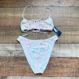 Abercrombie & Fitch Floral Cinched Bikini Bralette Top NWT- Size M (sold out online, we have matching bikini bottoms and cover up) Discount