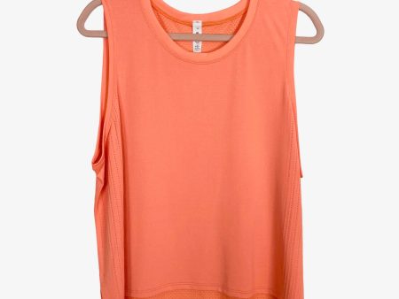 Lululemon Orange Mesh Back Tank NWT- Size 14 Cheap