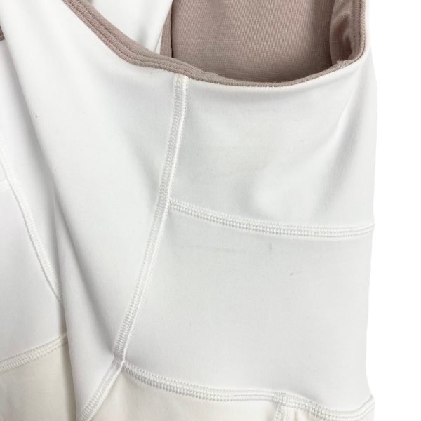 Lululemon Off White Tennis Dress with Biker Shorts- Size 12 (see notes) For Sale