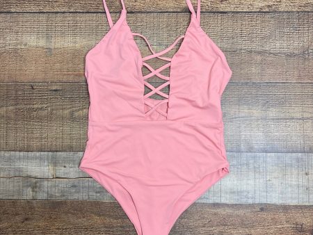 Dippin  Daisy s Peach Plunge Criss Cross One Piece-Size S (see notes, sold out online) Online now