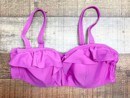 Figleaves Magenta Ruffle Underwire Bikini Top- Size 34D (we have matching bottoms) For Discount