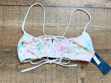 Abercrombie & Fitch Floral Cinched Bikini Bralette Top NWT- Size M (sold out online, we have matching bikini bottoms and cover up) Discount