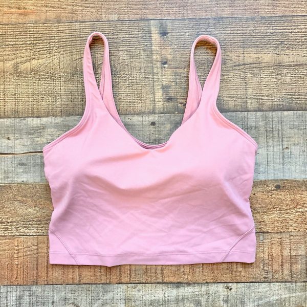 Lululemon Pink Padded Sports Bra- Size 8 Fashion