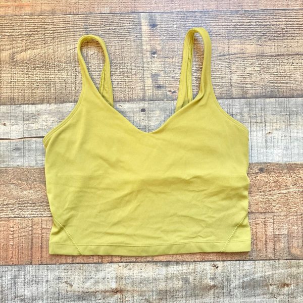 Lululemon Green Sports Bra- Size 8 (no pads included) For Discount