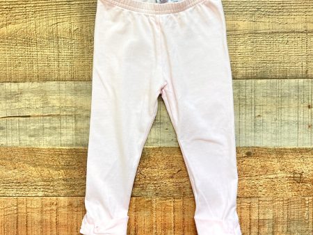 Janie and Jack Light Pink Bow Cuff Pants-Size 18-24M Fashion