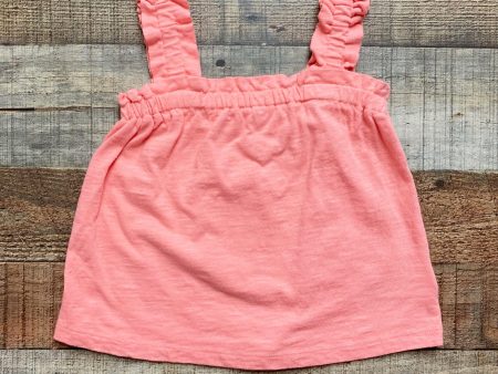 Baby Gap Orange Ruffle Strap Tank- Size 2 years For Sale