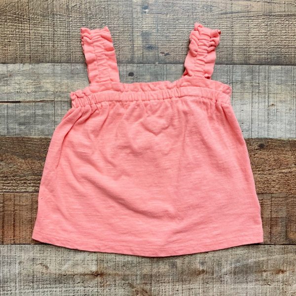 Baby Gap Orange Ruffle Strap Tank- Size 2 years For Sale