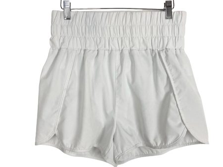 Pink Lily White Errands to Run High Waist Shorts- Size L (sold out online, see notes) For Discount