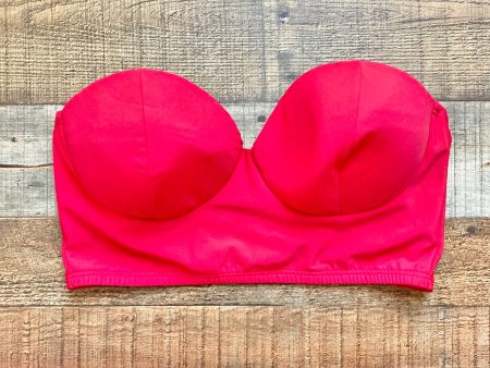 Eloquii Red Bustier Underwire Strapless Bikini Top- Size 12 on Sale