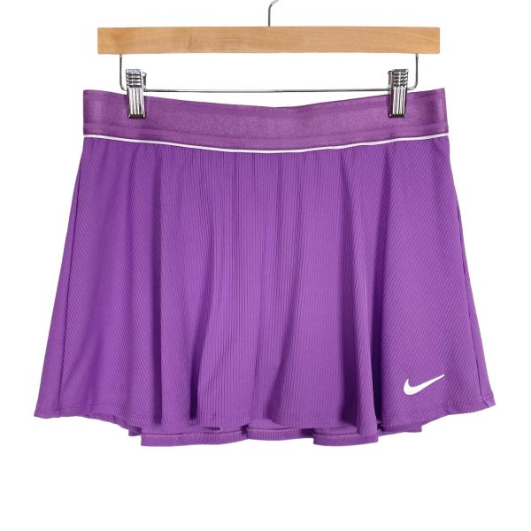 Nike Dri-Fit Purple Tennis Skirt with Biker Shorts- Size L For Cheap