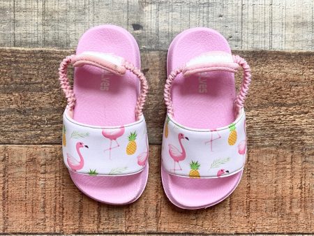 WateLves Toddler Flamingo Slide Sandals- Size 22 23 (US 5 6) Sale