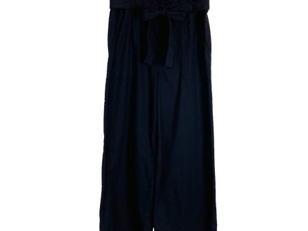 The Get Black Paperbag Waist Wide Leg Pants- Size L (Inseam 29”) Cheap