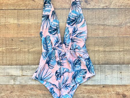 Tori Praver Palm Print One Piece- Size M (sold out online) Hot on Sale