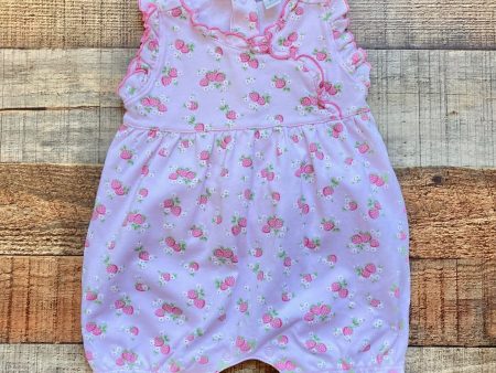 Kissy Kissy Strawberry Print Bubble- Size 9M Fashion