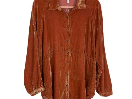 Petal + Pup Amber Velvet Chelsea Oversized Button Down NWT- Size M L For Discount