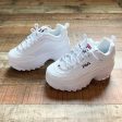 FILA White Disruptor Chunky Platform Wedge Sneakers NWT- Size 8 Supply