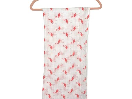 Yoga Sprout Flamingo in Water Baby Blanket Sale