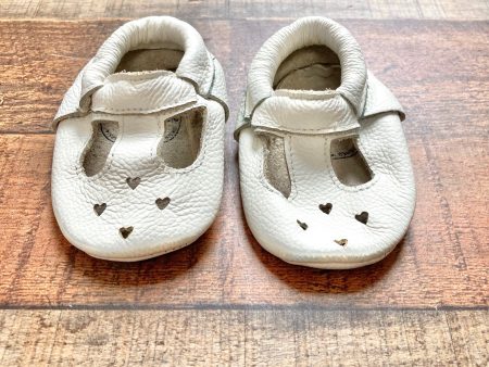 Bird Rock Baby White Leather Mary Janes- Size 3 Supply