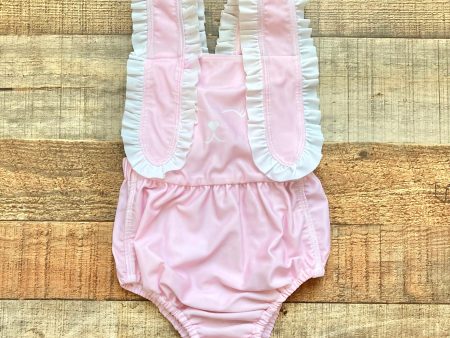 Sal & Pimenta Pink Bunny Floppy Ear Swimsuit- Size 18M (see notes) For Sale