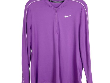 Nike Dri-Fit Purple Quarter Zip Pullover- Size L Supply