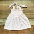 Sal & Pimenta Pink Check Shoulder Tie Dress- Size 2T Supply