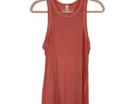 Lululemon Coral Split Back Tank- Size 6 Supply