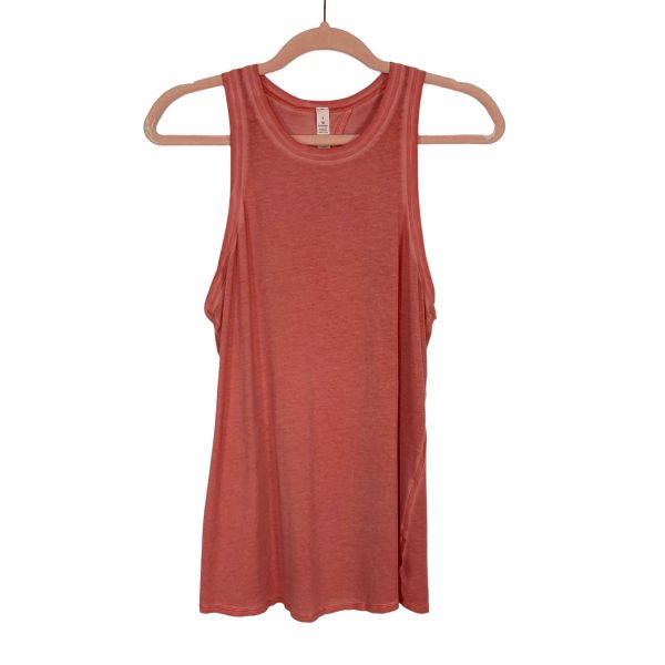 Lululemon Coral Split Back Tank- Size 6 Supply