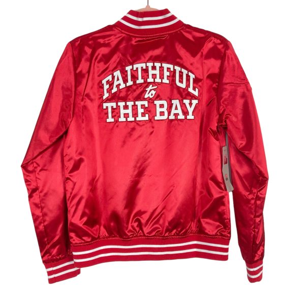 Mitchell & Ness Throwbacks NFL Satin Red 49ers Jacket NWT- Size XS (sold out online) Online now