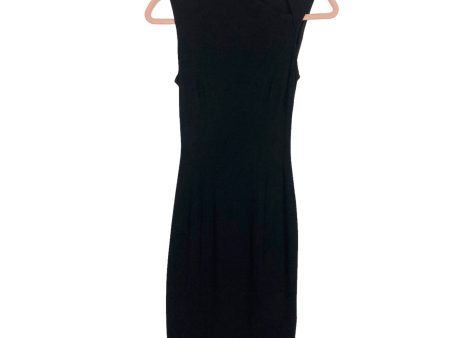 Helmut Lang Black Zipper Back Dress- Size P (fits like XS S) Online Sale