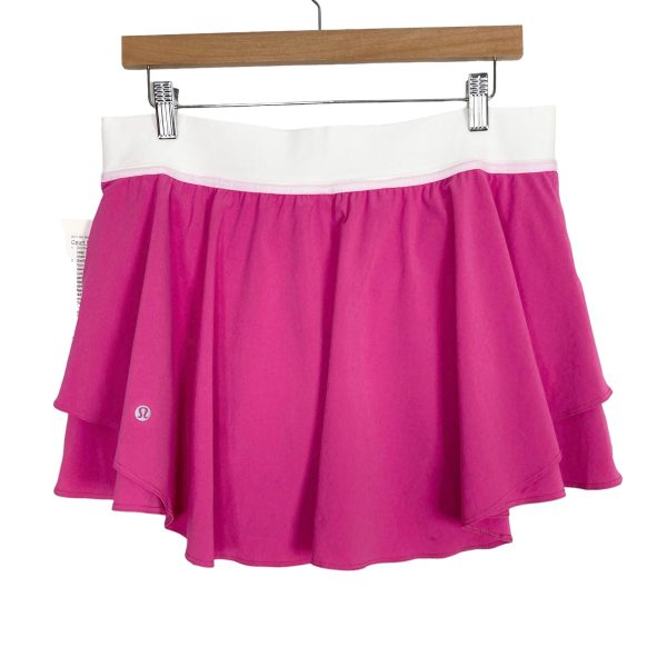 Lululemon Court Rival HR Tennis Skirt with Biker Shorts NWT- Size 12R (see notes) Hot on Sale