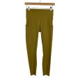 Lululemon Bronze Green Exposed Seams with Pockets Leggings- Size 6 (Inseam 25”) Hot on Sale