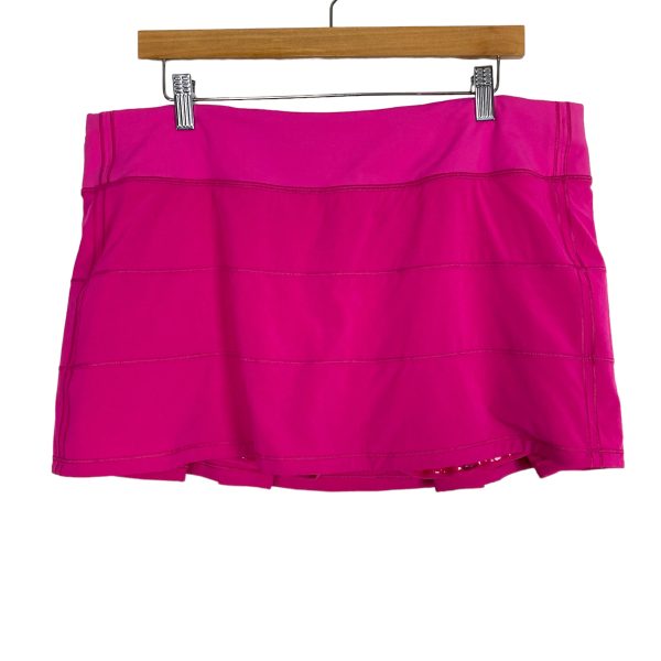 Lululemon Hot Pink Skirt with Biker Shorts- Size 14R Online Hot Sale