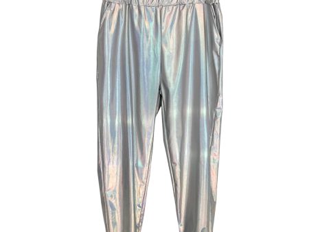 No Brand Metallic Joggers- Size XL (Inseam 26”) Discount