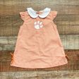 Vive La Fete Toddler Embroidered Clemson Dress- Size 2 (see notes) For Sale