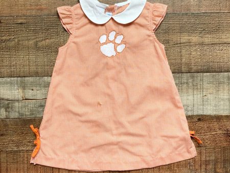 Vive La Fete Toddler Embroidered Clemson Dress- Size 2 (see notes) For Sale