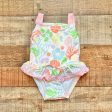 The Beaufort Bonnet Coral Fish Swimsuit- Size 6-12M Online now