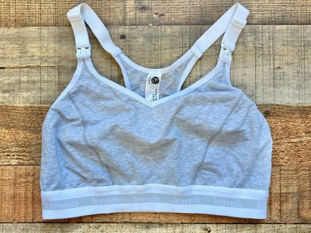 Bravado Heathered Gray Nursing Bra- Size S Online now