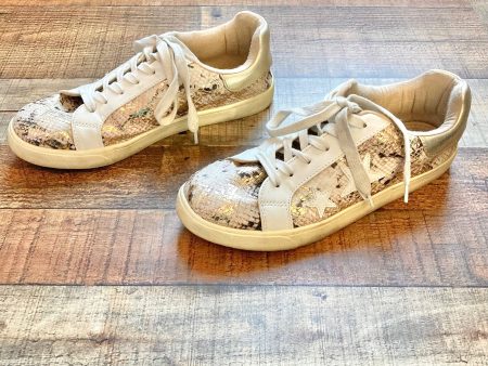 Soda Snakeskin Star Embossed Sneakers- Size 10 Supply