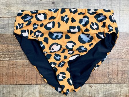 Azure Orange Animal Print Reversible Bikini Bottoms- Size M (we have matching top) Supply