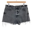 Free Assembly Washed Black 90 s Cut Off Jean Shorts- Size 12 (sold out online) For Cheap