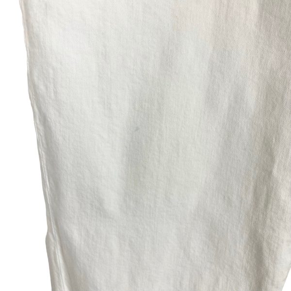 Re-Imagined by J. Crew White Raw Hem Slim Boyfriend Jeans- Size 32 (Inseam 28”, see notes) Discount