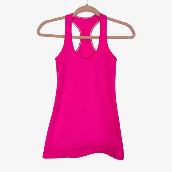 Lululemon Hot Pink Racerback Tank- Size ~6 (see notes) on Sale