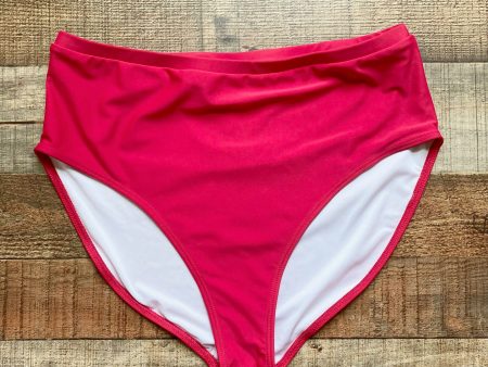 Pink Desert Red Vintage High Waisted Bikini Bottoms NWT- Size XL (see notes) Online Hot Sale