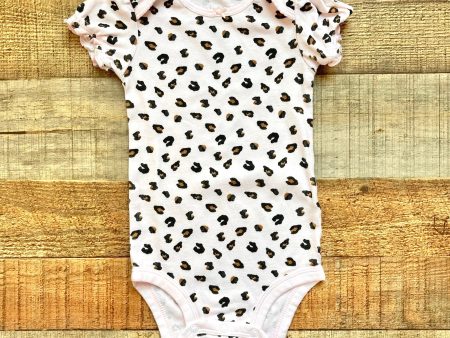 Just One You by Carter s Pink Animal Print Onesie- Size 12M For Discount